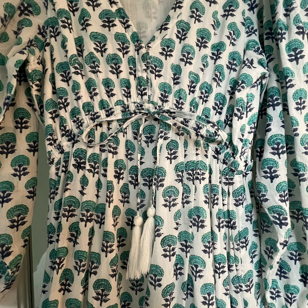 Block Print Maxi Dress - Picture 2 of 2